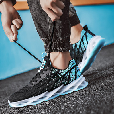 Mrežaste tenisice za muškarce sport i casual s visokim potplatom