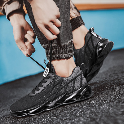 Mrežaste tenisice za muškarce sport i casual s visokim potplatom