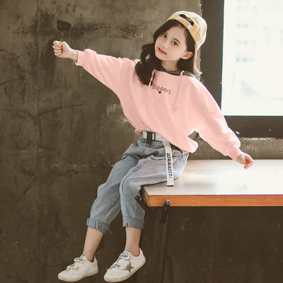 Παιδικό σετ από μπλούζα και τζιν σε δύο μέρη με επιγραφή