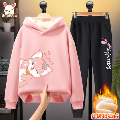 Παιδικό καθημερινό σετ για κορίτσια με ζεστή φόδρα - διάφορες εφαρμογές