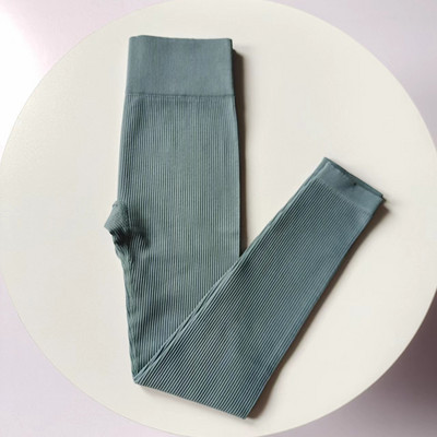 Дамски рипсен клин с висока талия