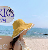 Слънцезащитна шапка с голяма периферия