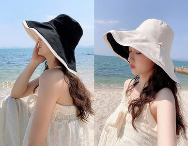 Слънцезащитна шапка с голяма периферия