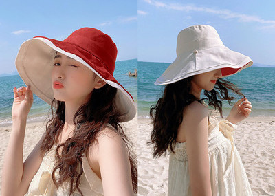 Слънцезащитна шапка с голяма периферия