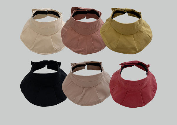 Дамска лятна козирка с панделка