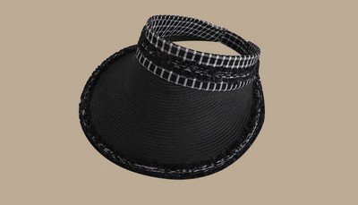 Ženski slamnati šešir - sa šilterom