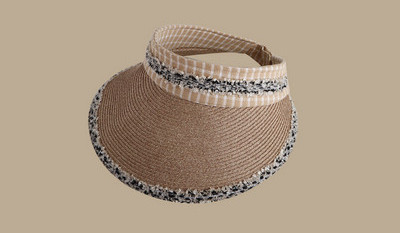 Ženski slamnati šešir - sa šilterom