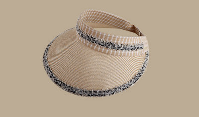 Ženski slamnati šešir - sa šilterom