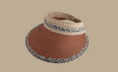 Ženski slamnati šešir - sa šilterom