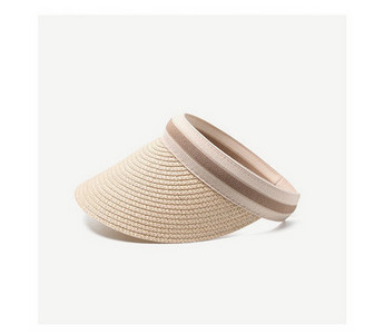 Ženski slamnati šešir s velikim šiltom