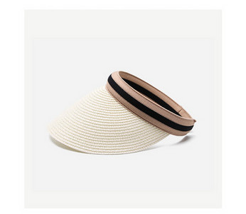 Ženski slamnati šešir s velikim šiltom