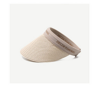 Ženski slamnati šešir s velikim šiltom