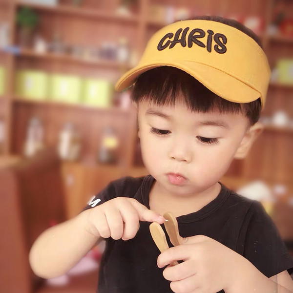 Детска лятна козирка за момичета в различни цветове