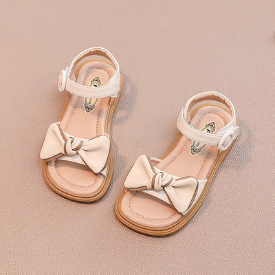 Dječje sandale za djevojčice - na traku i kopčanje na čičak