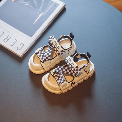 Детски сандали за момиче - с мека подметка и велкро закопчаване