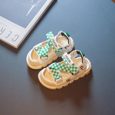 Детски сандали за момиче - с мека подметка и велкро закопчаване