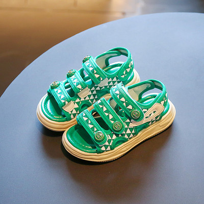 Сандали за момиче - с мека подметка и велкро закопчаване