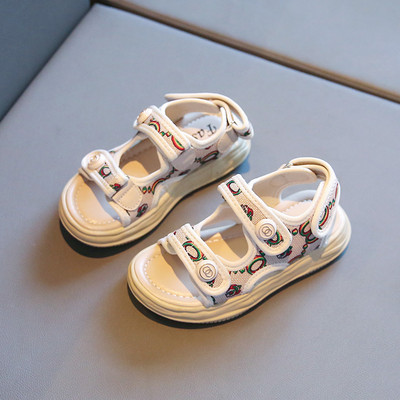 Сандали за момиче - с мека подметка и велкро закопчаване