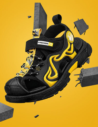 Zárt orrú sport-alkalmi szandál fiúknak