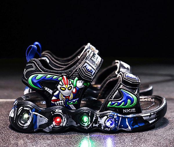 Gyermek szandál fiúknak - világító