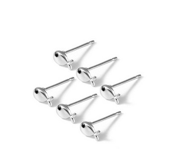 Kis elegáns fülbevaló különböző formájú ezüst színben