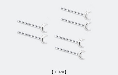 Kis női fülbevaló ezüst színben