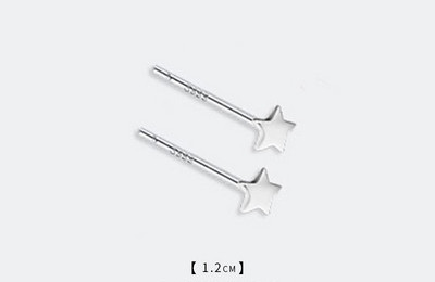 Kis női fülbevaló ezüst színben