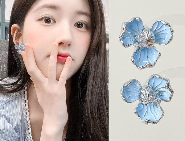 Σκουλαρίκια λουλούδια για γυναίκες