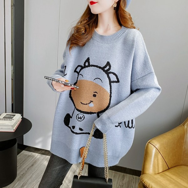 O-nyakú téli női pulóverek