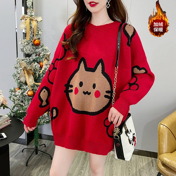 Vastag téli pulóver terhes nők számára