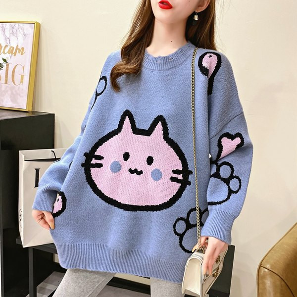 Vastag téli pulóver terhes nők számára