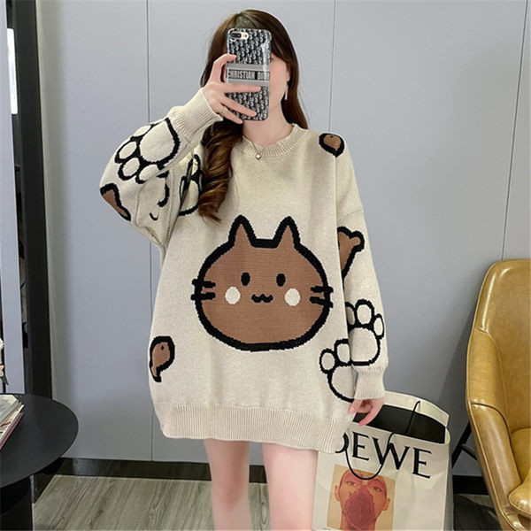 Vastag téli pulóver terhes nők számára