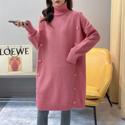 Nėščiųjų megztinis su sagomis