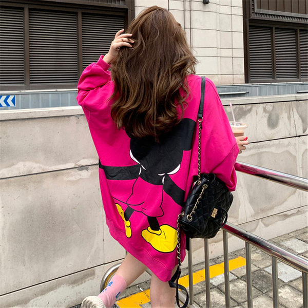 Női kismama pulóver - közepes hosszúságú plusz méretű