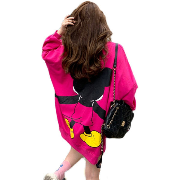 Női kismama pulóver - közepes hosszúságú plusz méretű