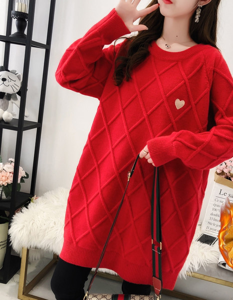 Új modell női kötött pulóver terhes nők számára