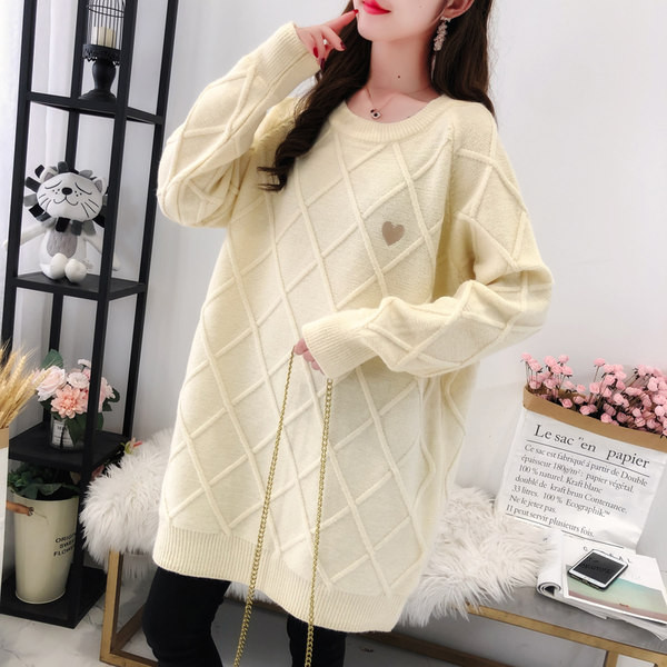 Új modell női kötött pulóver terhes nők számára