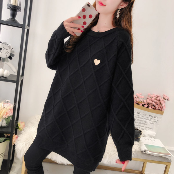 Új modell női kötött pulóver terhes nők számára