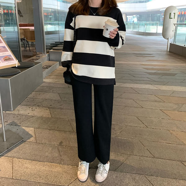 Női pulóver terhes nőknek - hosszú ujjú