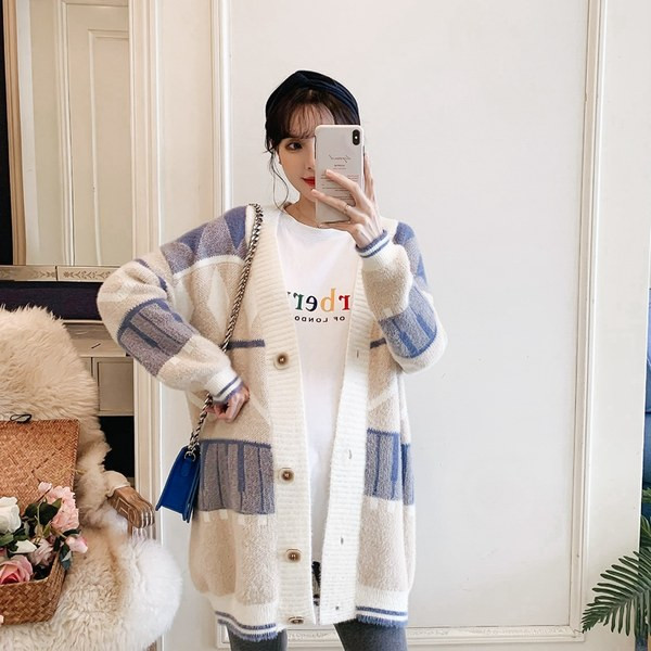 Casual γυναικεία ζακέτα με κουμπί μητρότητας