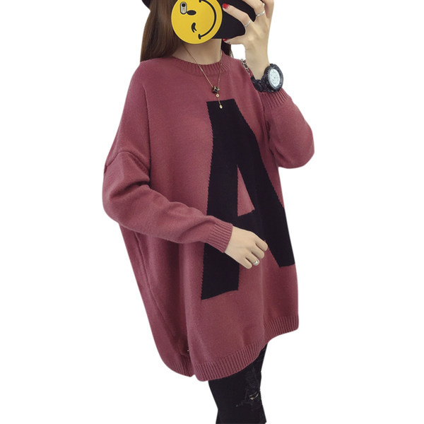 Új modell női pulóver ovális nyakkivágással - többféle színben