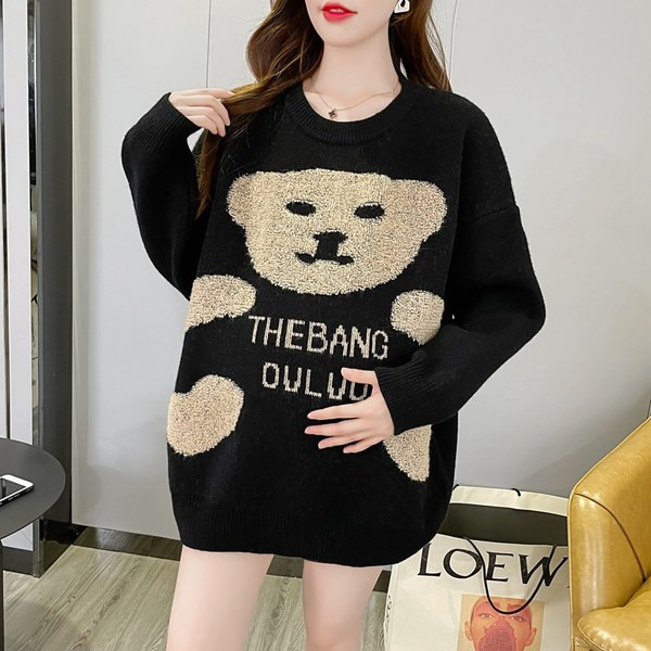 Női pulóver terhes nők számára - közepes hosszúságú