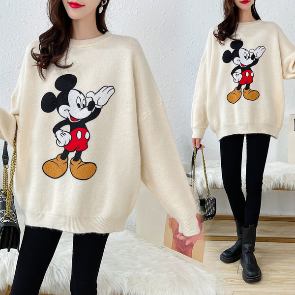 Дамски пуловер за бременни жени - с анимация