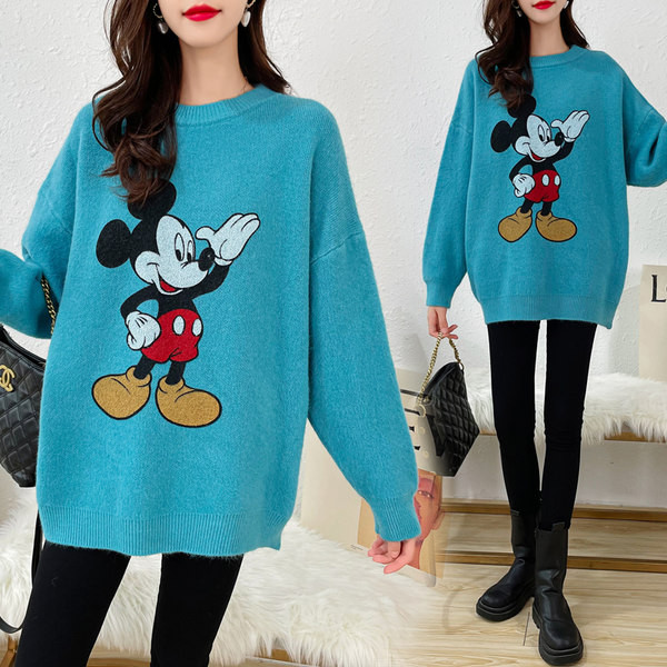 Дамски пуловер за бременни жени - с анимация