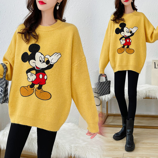 Дамски пуловер за бременни жени - с анимация