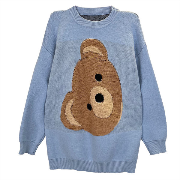 Női kismama pulóver - bő, középhosszú