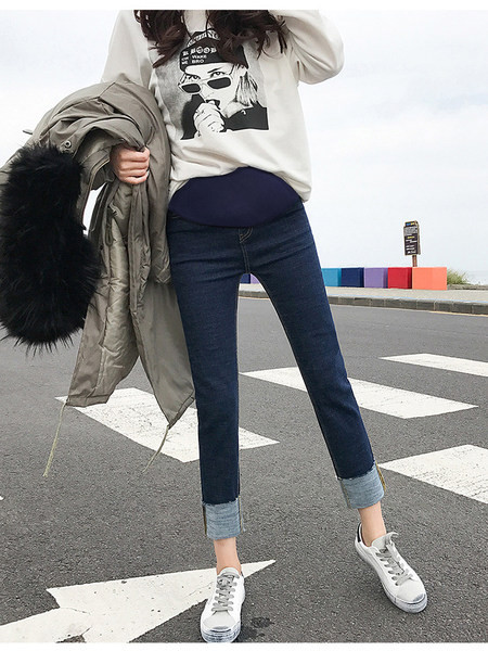 Γυναικείο τζιν για εγκύους με ελαστική μέση