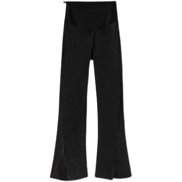 Ежедневни дамски дънки с цепки за бременни