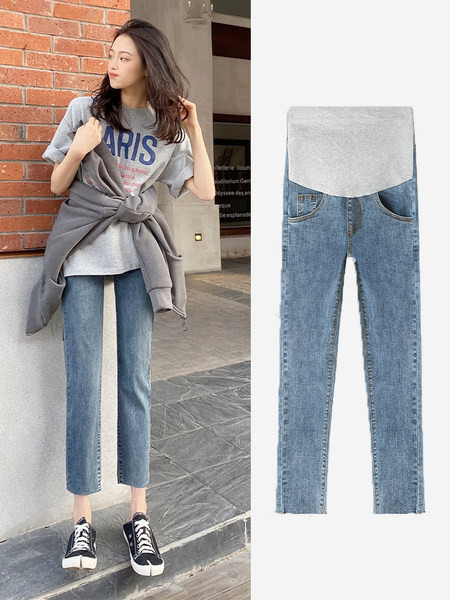 Άνετα τζιν για εγκύους