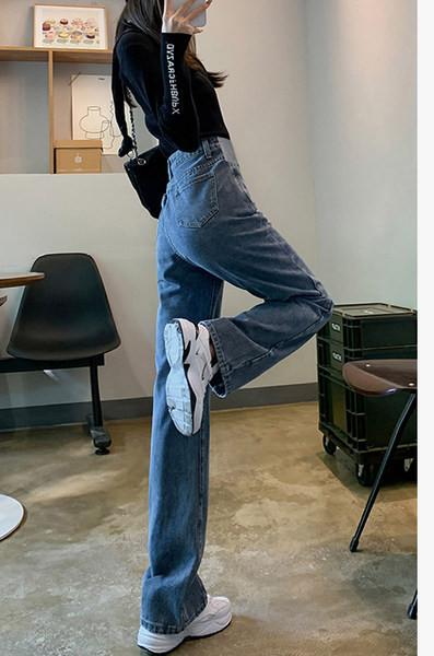 Női farmer terhes nőknek - vékony, két színben